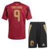 Original Trikotsatz Belgien Trossard 9 Heimtrikot EURO 2024 Für Kinder